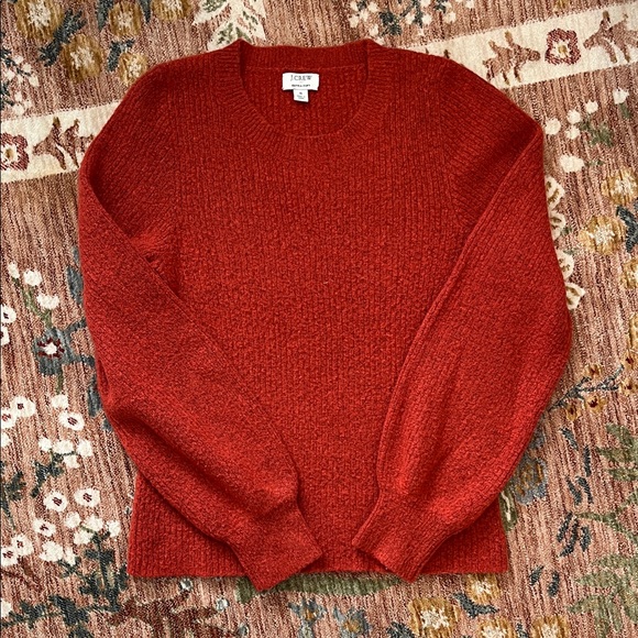 J. Crew Sweaters - J. Crew Women's Rich Red Crewneck Sweater